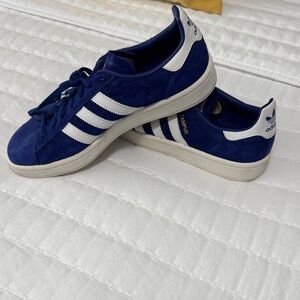 Adidas Royal Blue and White Trainers